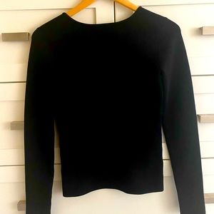 Acne black viscose top. Size M.